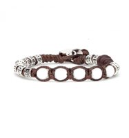 Bracciale Tamashii 5 Tibetani in Argento Agata BHS924-S4-14 - BHS924-S4-14